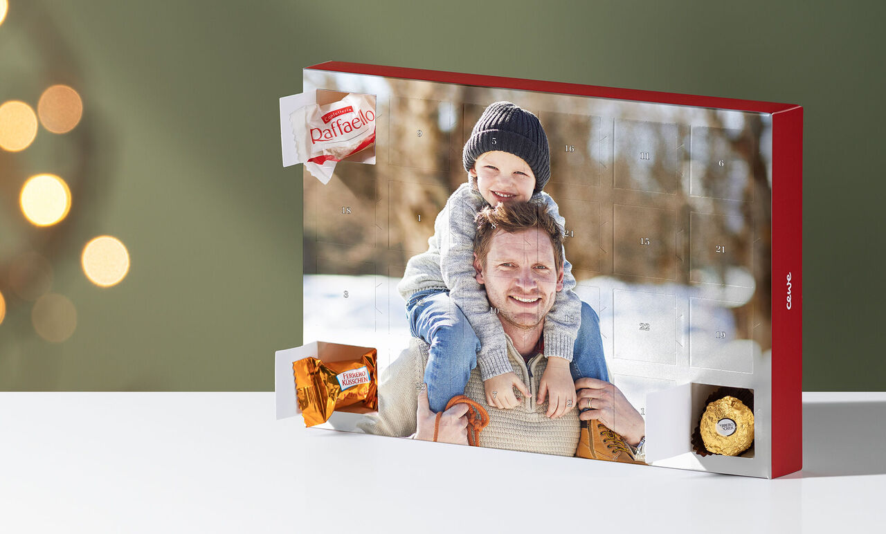 Prémiový foto adventní kalendář s pralinkami Ferrero